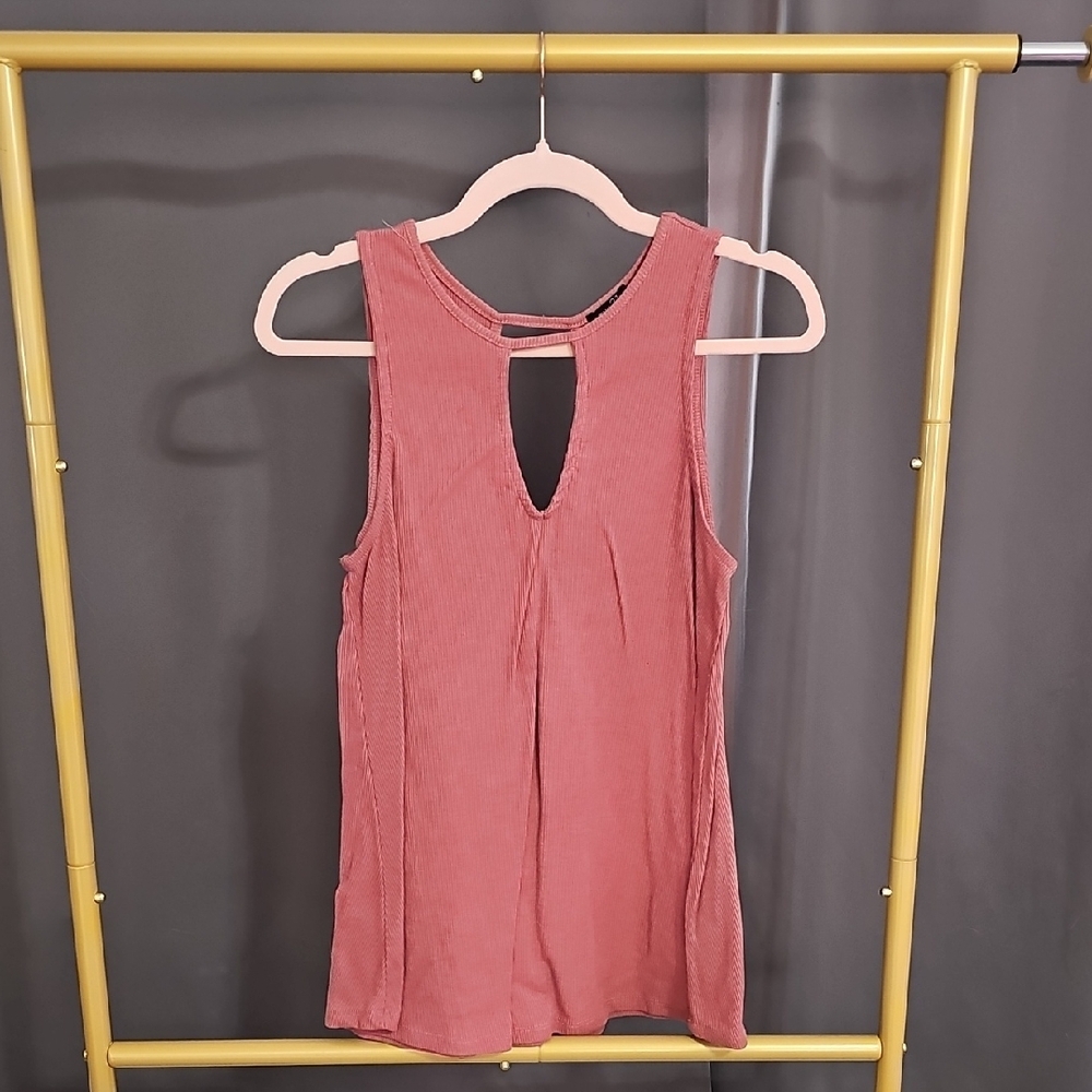 Sleeveless Pink Top